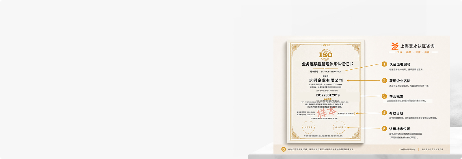 ISO22301业务连续性管理认证